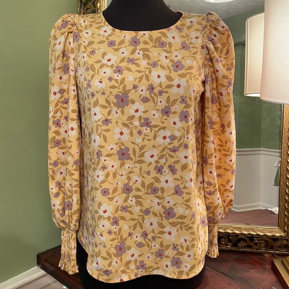 Anthropologie Tops - Anthropologie Floral Blouse